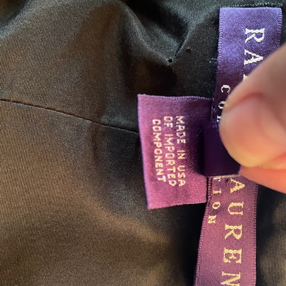 Raulph Lauren Purple Label Black Bustier Dress - Picture 13 of 16